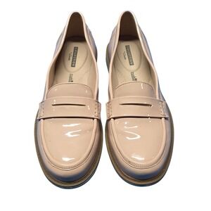 Clarks Collection Vieux Dusty Rose Womens Size 8 Blush Patent Leather Loafers